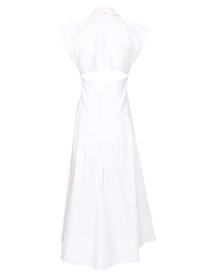 Sportmax Sleeveless Cotton Dress Dresses - White | d61e9325847ce847f9e80a2f82690f185d30bedc