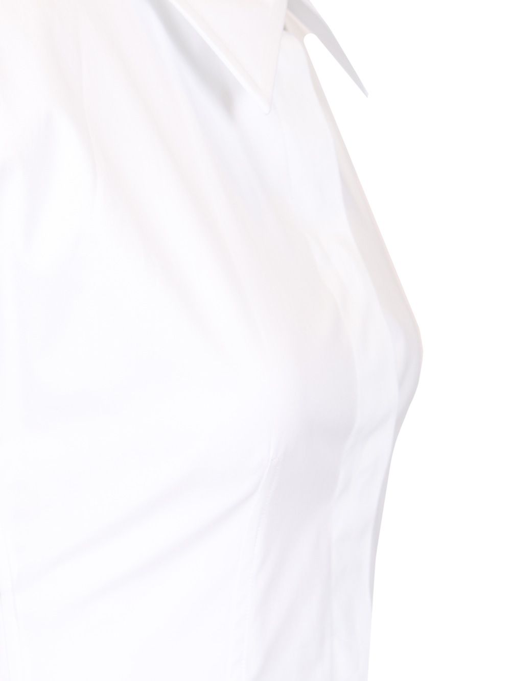Sportmax Sleeveless Cotton Dress Dresses - White | 6a022f625e9543fedf2d4f1ee2008fe7b4e9e055