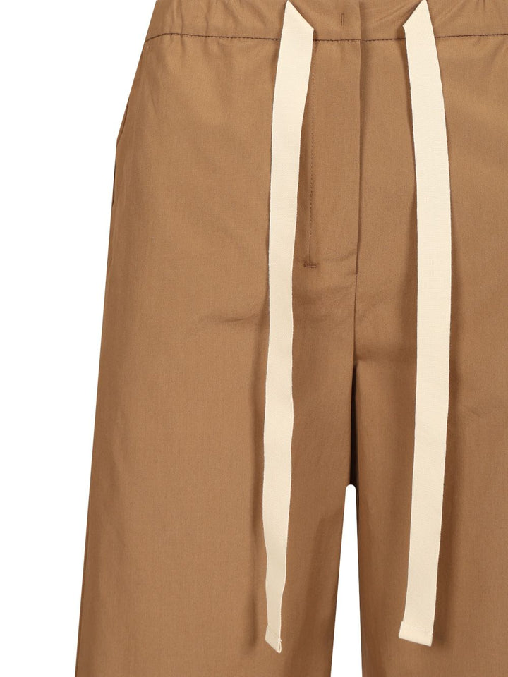 'S Max Mara Silver Trousers - Beige | 85bcfac7812779675a9edd2d3e374a7897ddca23