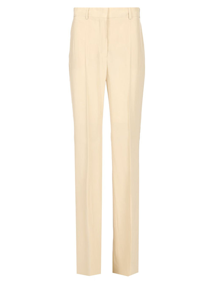 Sportmax Flare Tailored Trousers - White | 6dab84d1ae439be7b97030f4a787d42e428214a2
