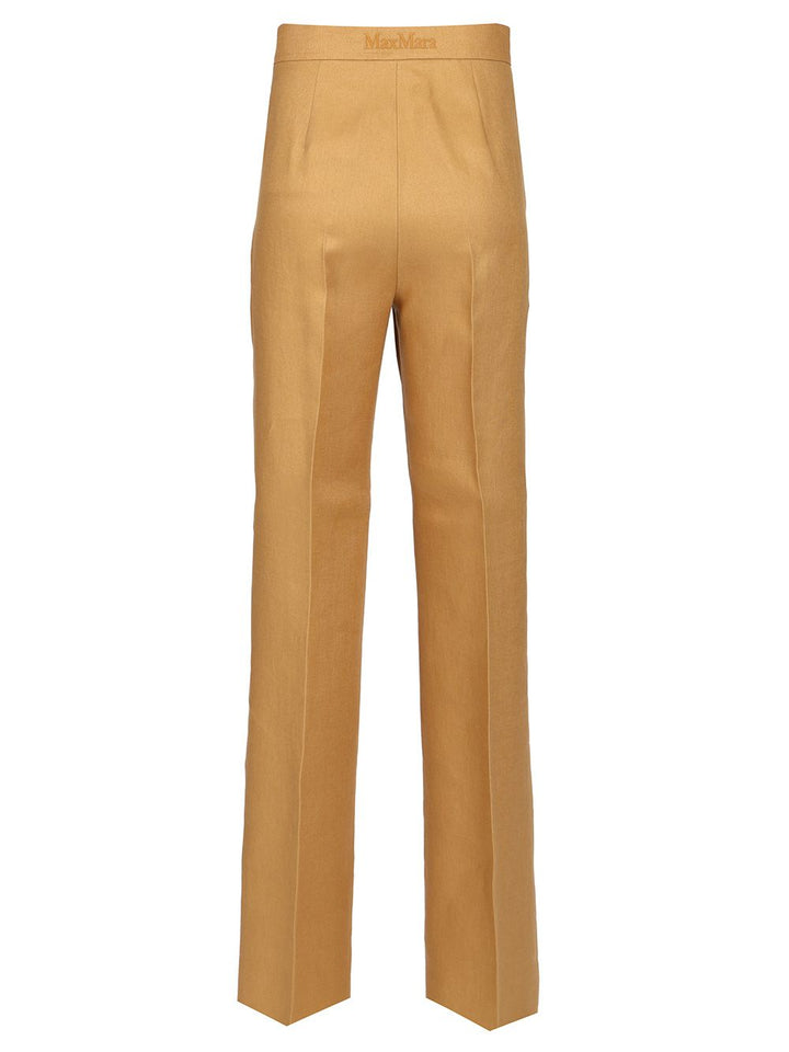 Max Mara Linen Trousers - Beige | 0a96bada2379041c7ac157b7f834f75f993d518b