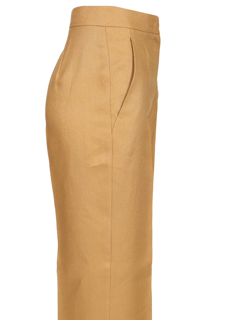 Max Mara Linen Trousers - Beige | b8599eadbf22bb2b266402fedcfbe9ae936ed510