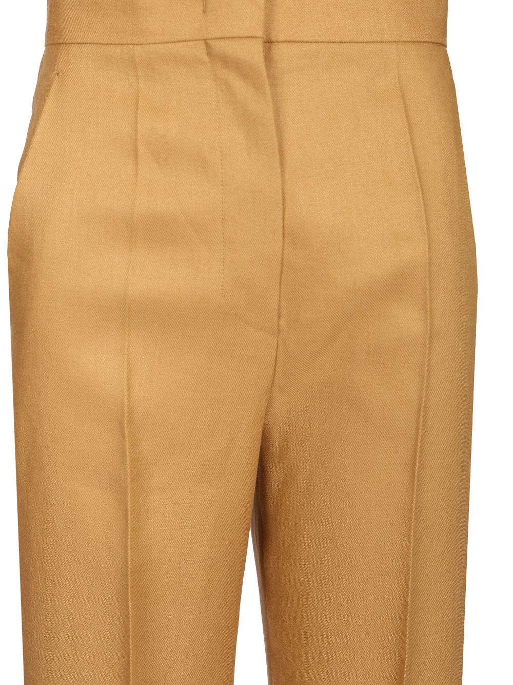 Max Mara Linen Trousers - Beige | b438fdc77003ad7d25b6b7a09bb6912ca89d27b2