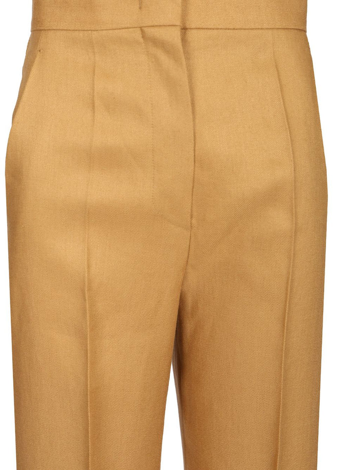 Max Mara Linen Trousers - Beige | b438fdc77003ad7d25b6b7a09bb6912ca89d27b2