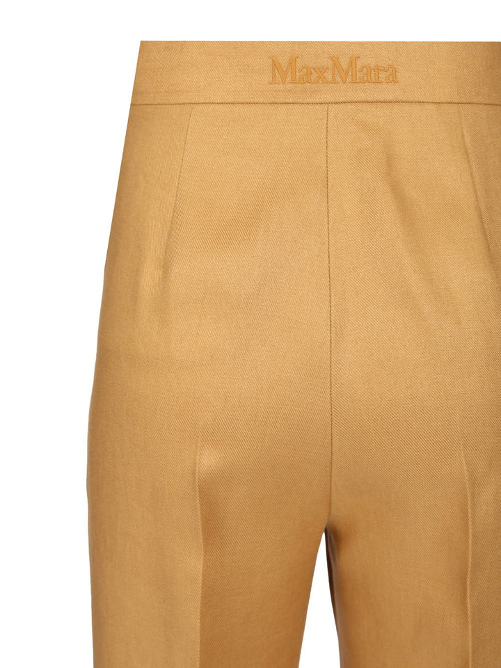 Max Mara Linen Trousers - Beige | 91a931869286dbfb1bf5186053ccb5711a389c87