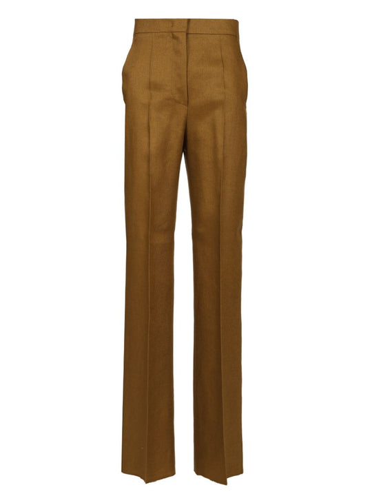 Linen Trousers Green