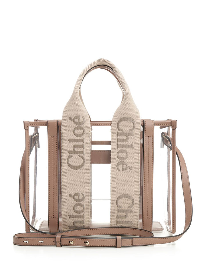 Chloe' Woody Handbags - Beige | b5532497054d62a1a598cce7c3c87e5bae1af220