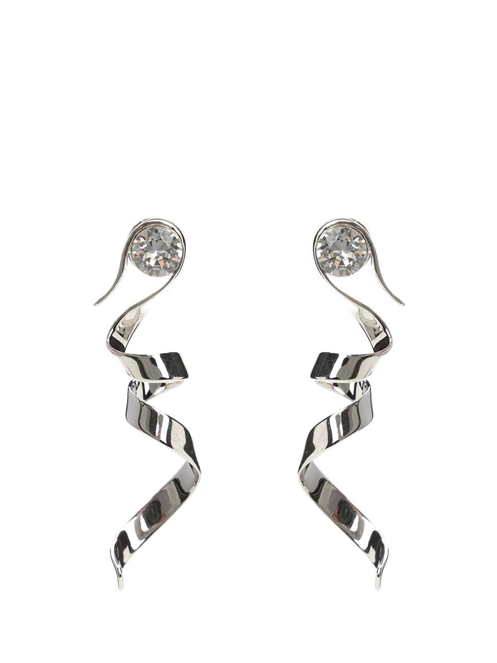Dries Van Noten Spiral Earrings Jewelry - Silver | be815244c91538857ae15dbfa754221969e11f72