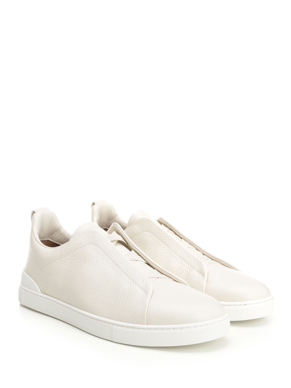 Ermenegildo Zegna Triple Stitch Sneakers - White | 25c94c2b5dd89601604fe2b76fcfdc26054be867