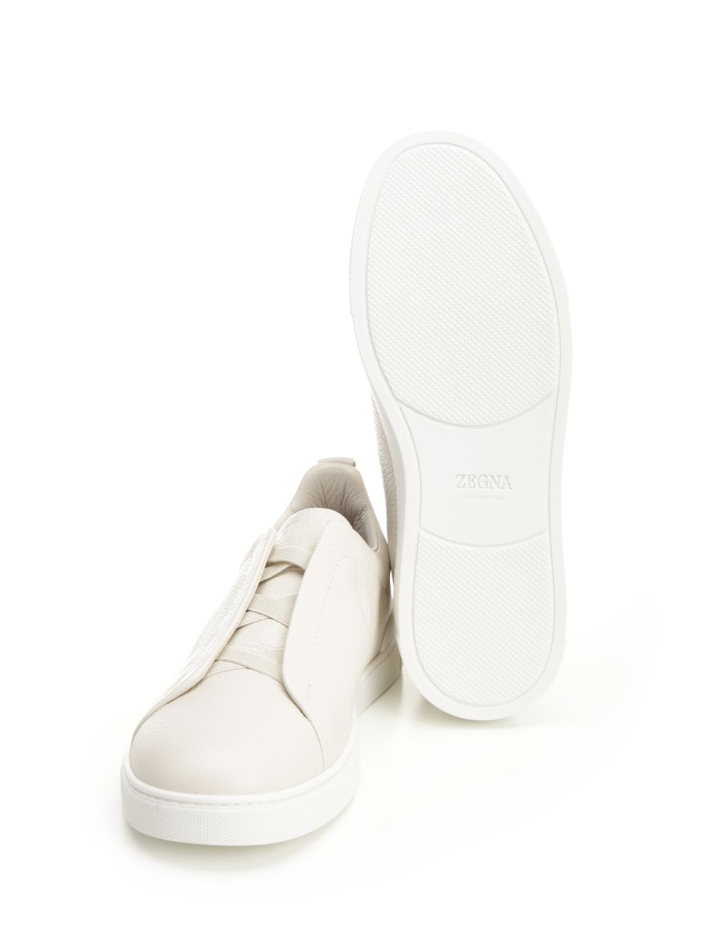 Ermenegildo Zegna Triple Stitch Sneakers - White | 5b3c11ca93c36f2ab43c97181e672765ac659da4