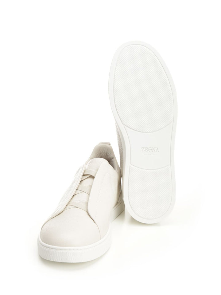 Ermenegildo Zegna Triple Stitch Sneakers - White | 5b3c11ca93c36f2ab43c97181e672765ac659da4