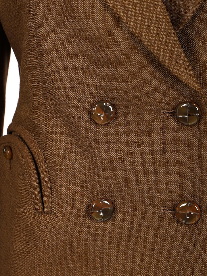 Blazé Milano Charmer Blazer Jackets - Brown | 2c8d454c310b98ea8509fc7b9228f481131bc31c