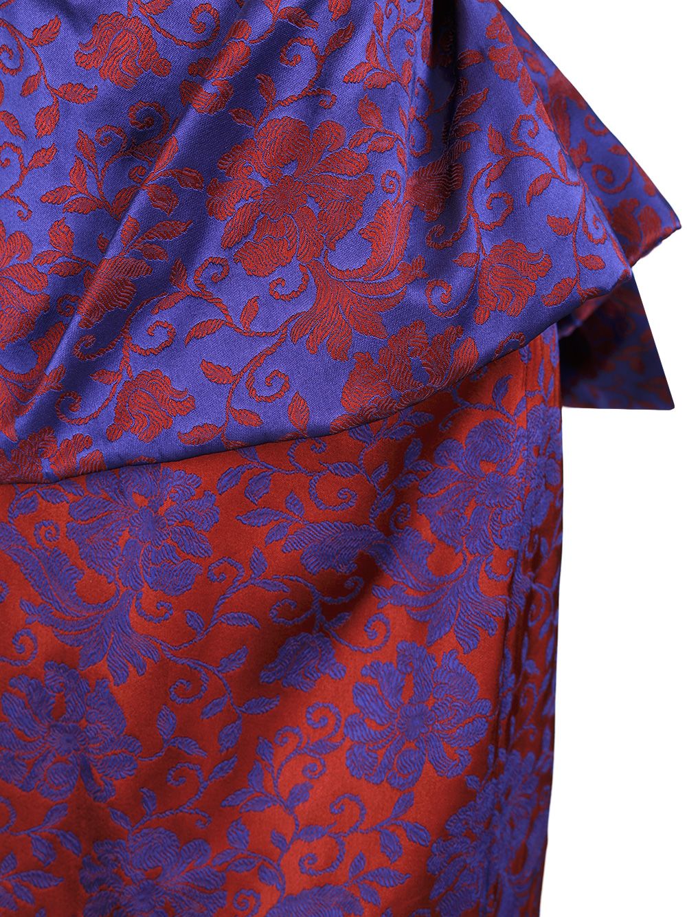 Dries Van Noten Jacquard Peplum Skirt Skirts - Bordeaux | 8800c77856f0a151900032a1a259f14c6223e48c