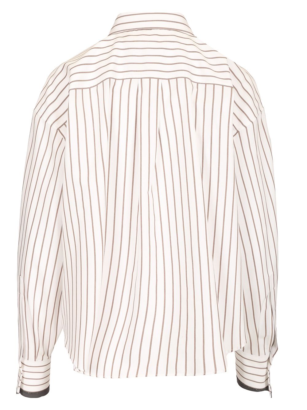 Brunello Cucinelli Striped Cotton Twill Shirt Shirts - Multicolor | 735e0cd07e12843246d293fde48171cbe610b842