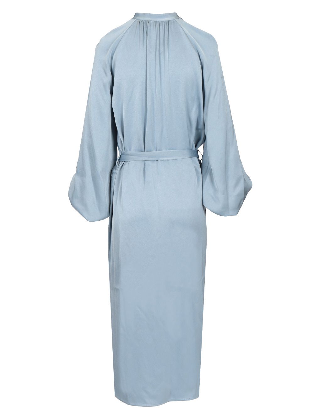 Filippa K Belted Midi Dress Dresses - Light blue | 70b4ea5df2418c878f5a6fbc93d26595bc7477c1