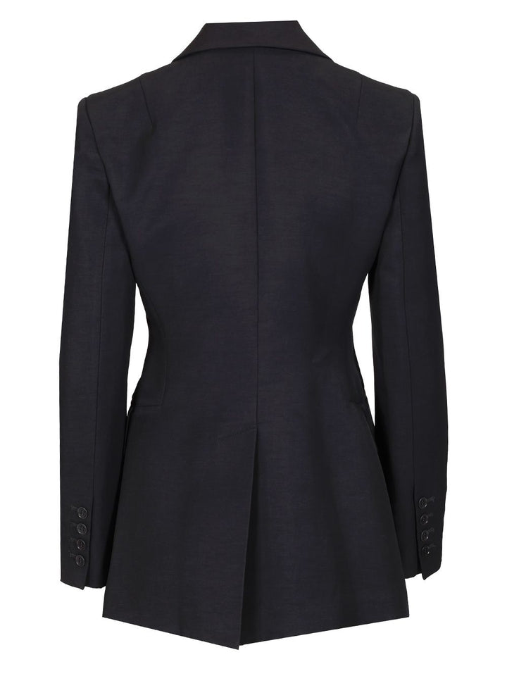 P.A.R.O.S.H. Double-Breasted Blazer Jackets - Blue | 752bd6f37ade83086284508baa32e924617a9166