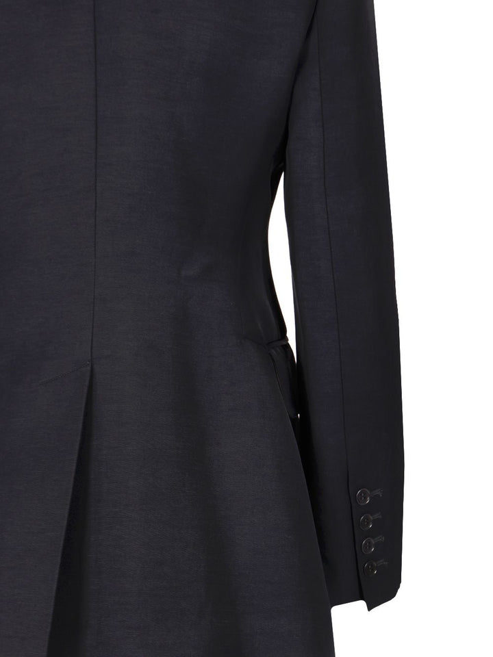 P.A.R.O.S.H. Double-Breasted Blazer Jackets - Blue | 4be4513c9ef799c2d8189ceb69f682651cf8534b