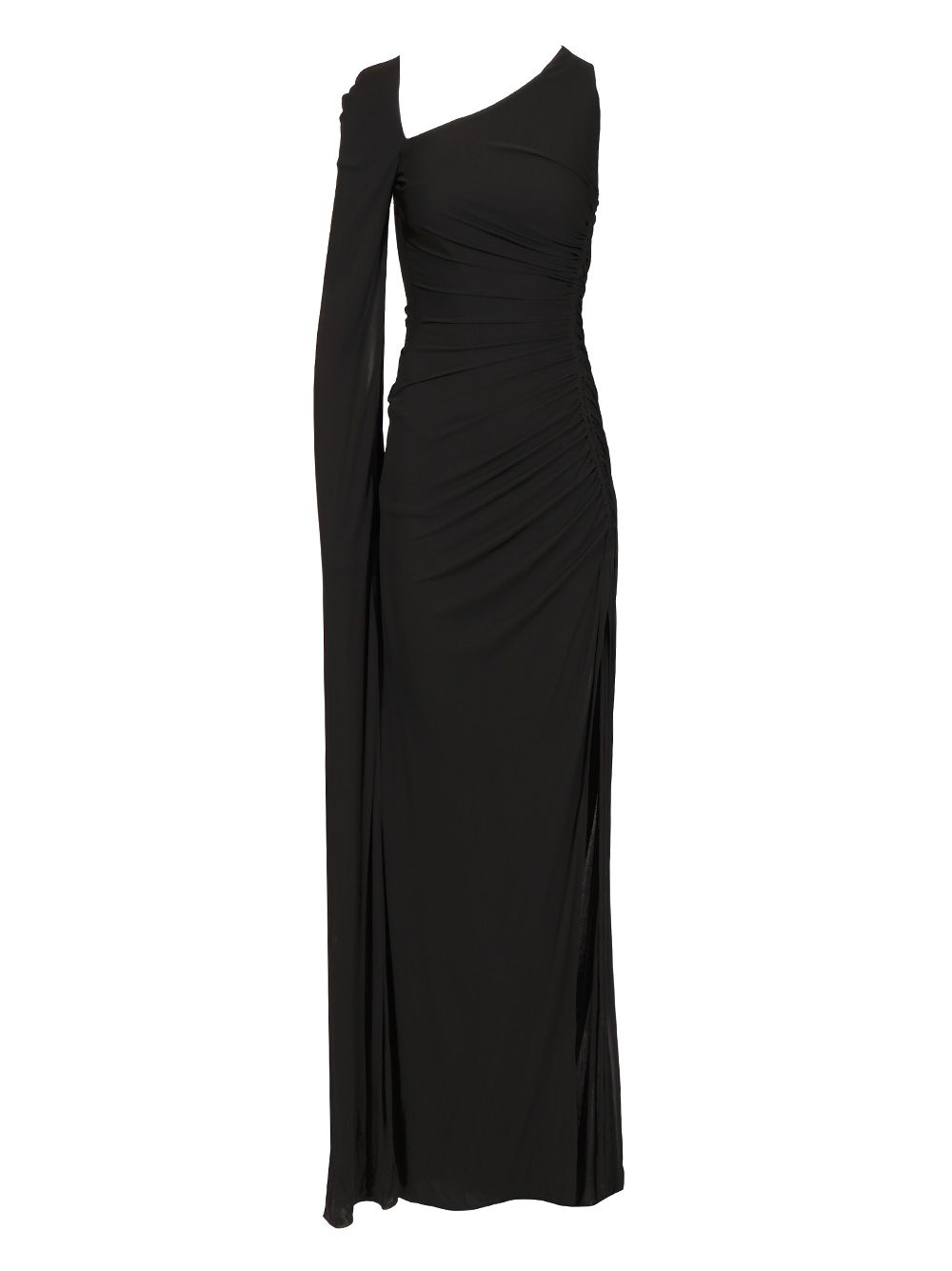 Del Core Draped One Shoulder Long Dress Dresses - Black | 68cb8671664a334cf3ea3acf0de470028eb4998d