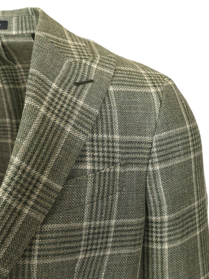 Al Duca D'Aosta Linen And Wool Jacket Jackets - Green | d1e2a2e15473af408e5a61629c62b51c09e9661f