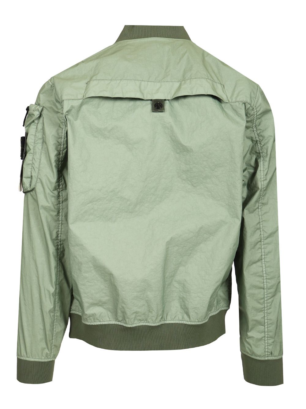 Stone Island Bomber Jacket With Zip Jackets - Green | 18bb4f884d0137d2b48fe539dac3a5cc128f81a4