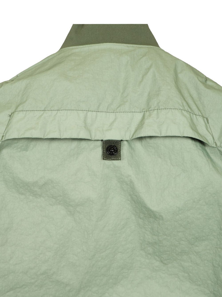 Stone Island Bomber Jacket With Zip Jackets - Green | 43f4b03d9477b4b0a3f7cf08d70066effe61b98f