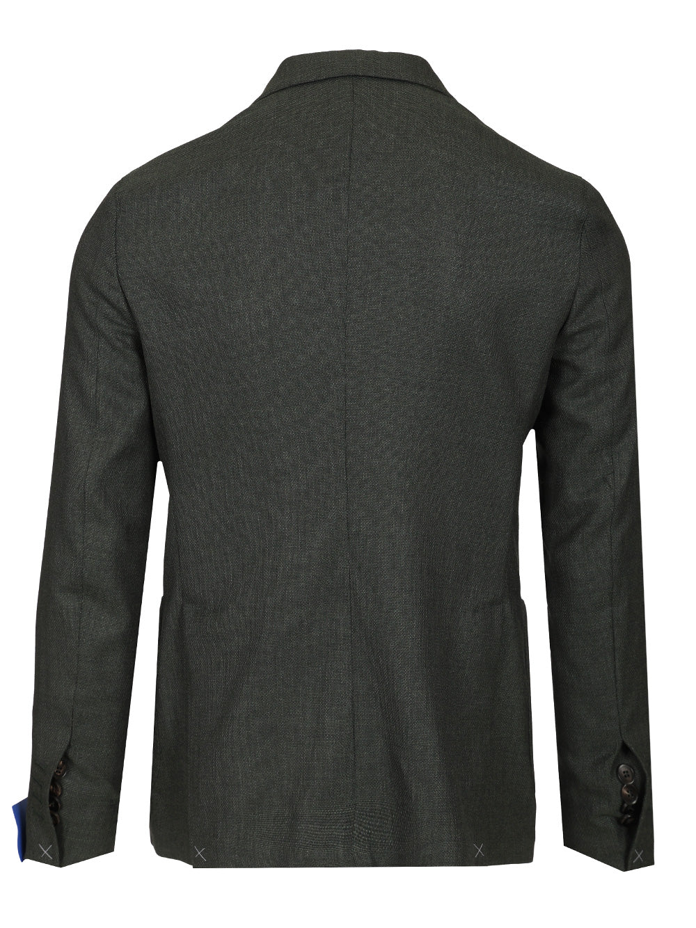 Guarinucci Double-Breasted Wool Blazer Jackets - Green | ae2ce9daa05c91e4880e1399aed219ffc054f194