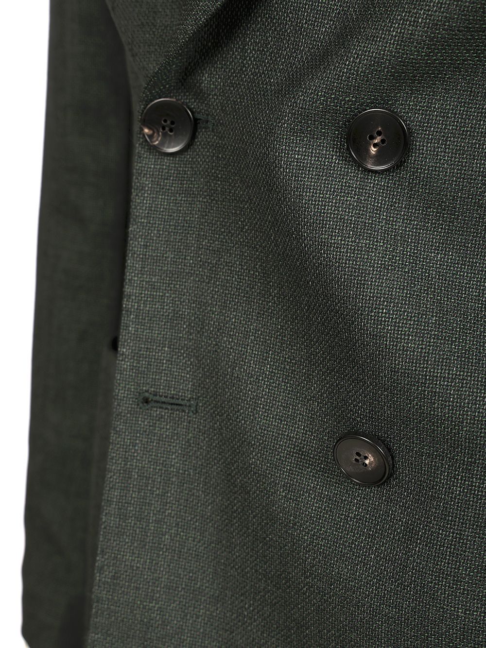 Guarinucci Double-Breasted Wool Blazer Jackets - Green | 88b1007fffc643de103a4e2b6bd9fb7782afde49