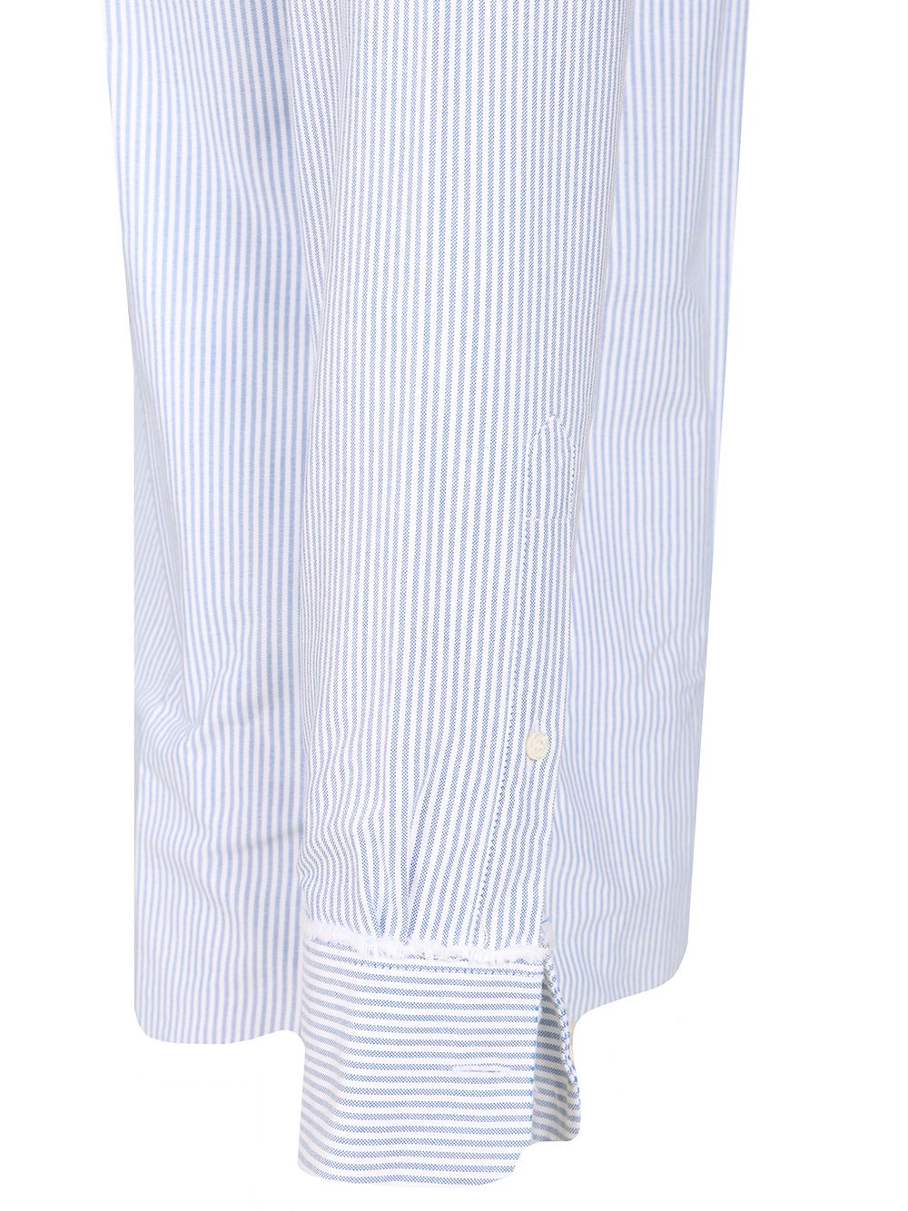 Golden Goose Deluxe Brand Striped Cotton Shirt Shirts - White | 76e4e6bf20c4e41859735c23950ba15adbf14d6c