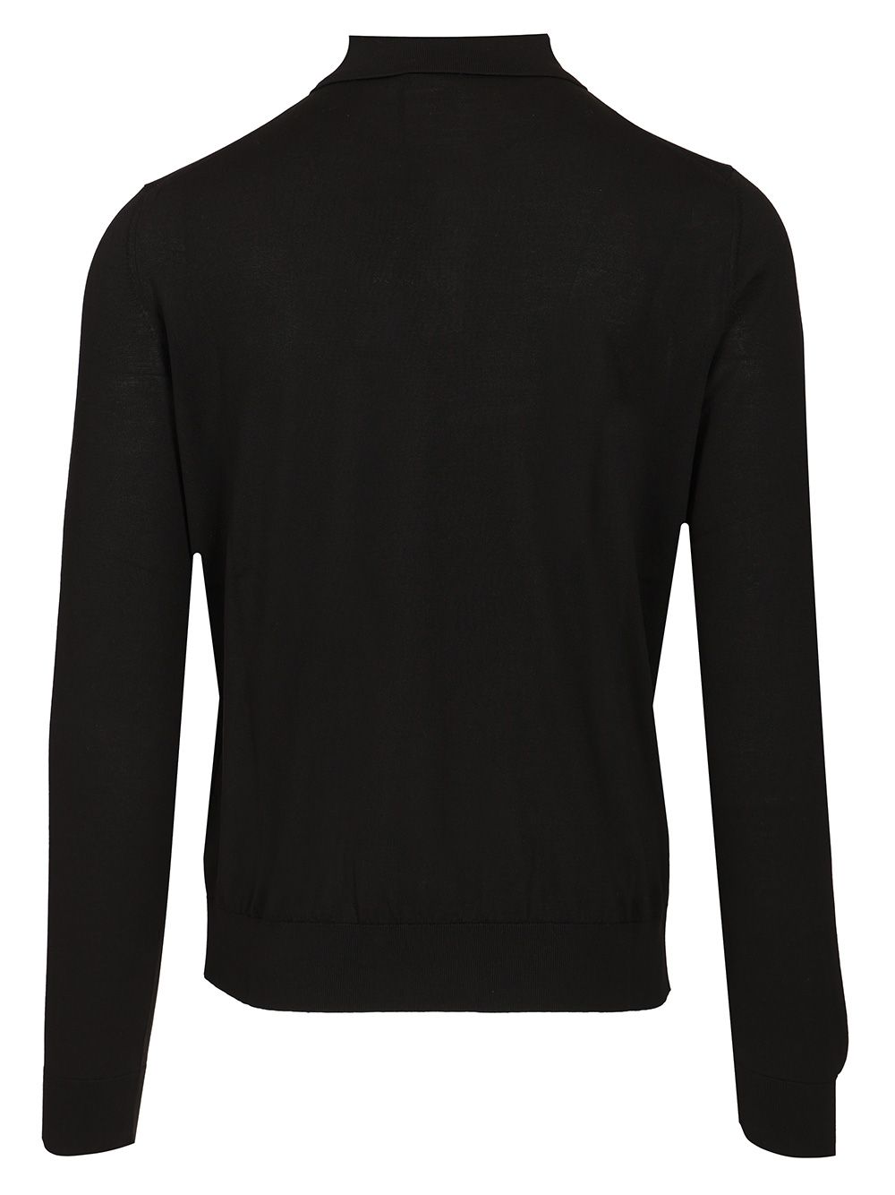Versace Long-Sleeved Polo shirt - Black | 1b7f4fd152aac31f2eb8043a00ba254c66c85abf