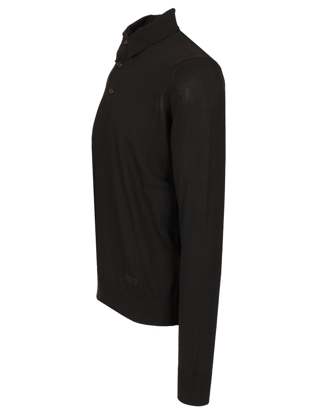 Versace Long-Sleeved Polo shirt - Black | 5988e4056d2627dc7fc53d0ea017a4475f7b3c0a