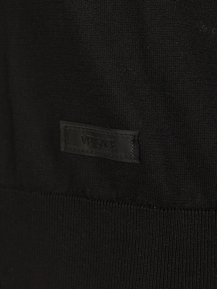 Versace Long-Sleeved Polo shirt - Black | 11ab52bd041a213fd1c350643c8391b5e03ecbab