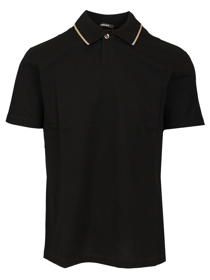 Versace Cotton Polo shirt - Black | 85ecfd57d6744c199697ffad5fcde9cb7849f04f