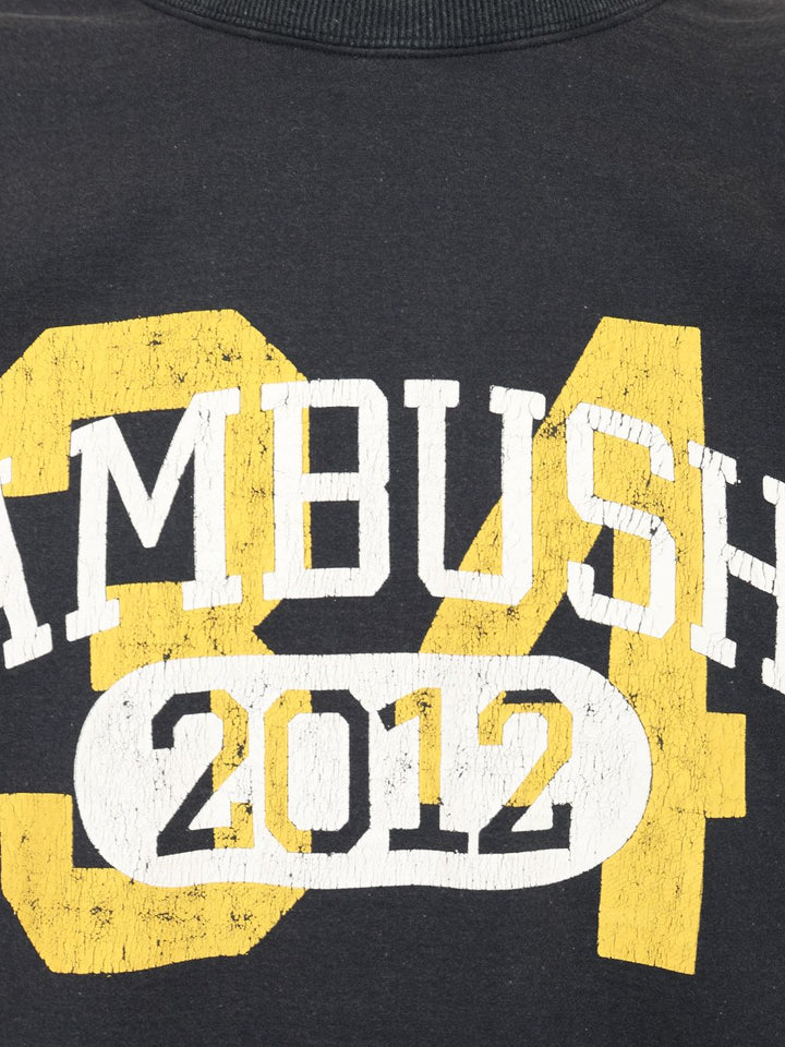 Ambush French Terry Sweatshirt T-Shirt - Blue | e7c1b80ce1db5dc541aa7d14ae1f41d56d9fbd04