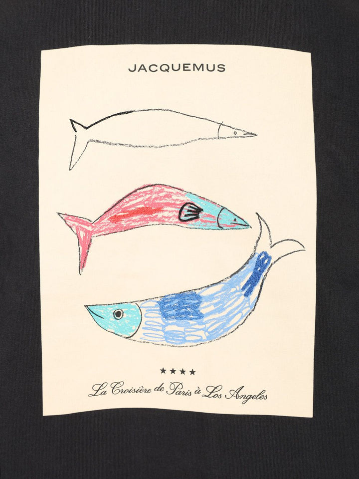 Jacquemus Marino T-Shirt - Blue | 2038e5aef3fe2983a17a4749102e8eb29a463ad1