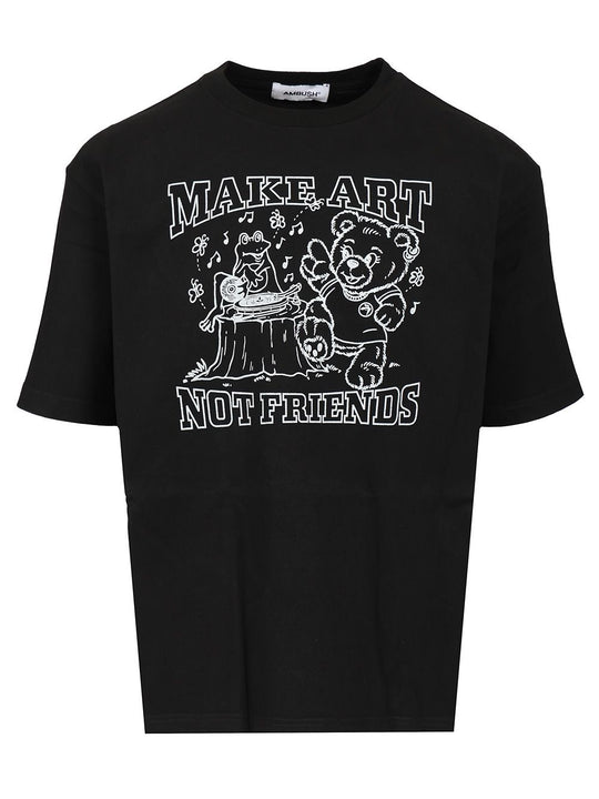 Make Art T-Shirt Black