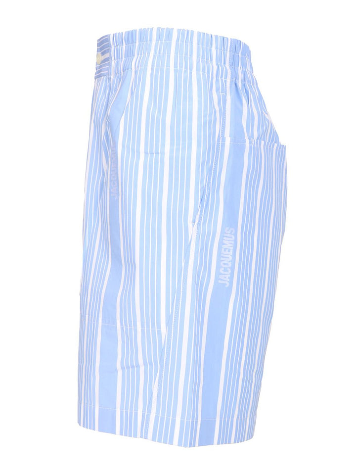 Jacquemus Le Short Aloe Trousers - Light blue | 244297c155cfeffe0d13950154d9126b7bddfa4d