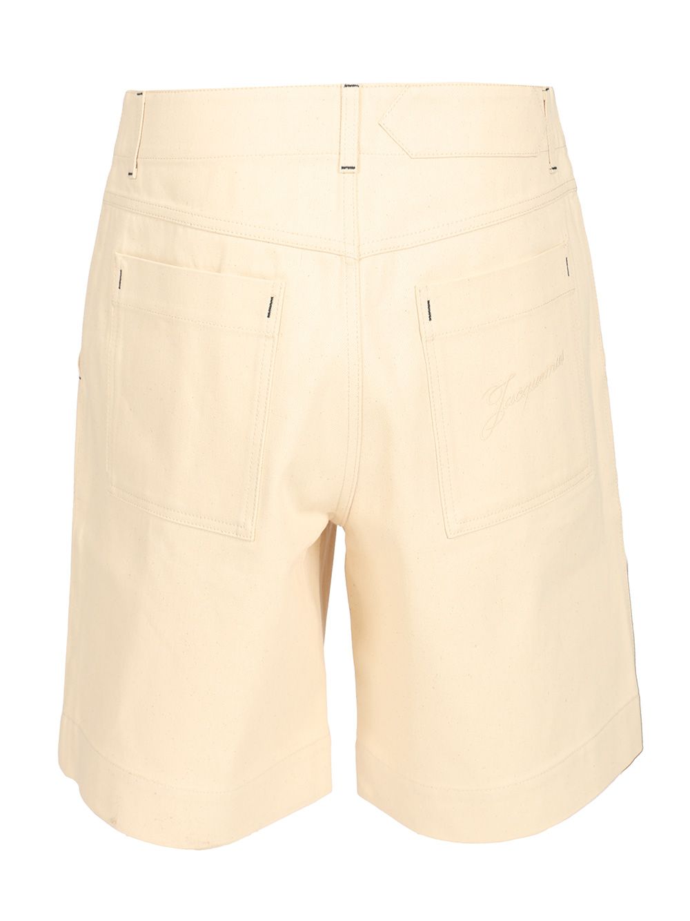 Jacquemus De-Nîmes Denim Shorts Trousers - White | 2684c54cbcd1813700f6ab16471e74133d05dd81
