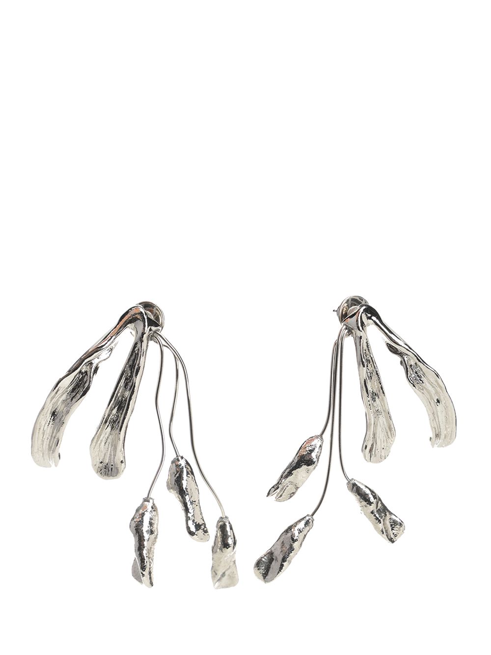 Dries Van Noten Leaf Earrings Jewelry - Silver | 86de4d4ab6fe09dfc0237123f1436596a1d0d463