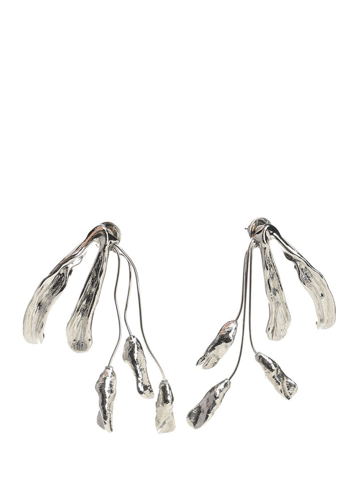 Dries Van Noten Leaf Earrings Jewelry - Silver | 86de4d4ab6fe09dfc0237123f1436596a1d0d463