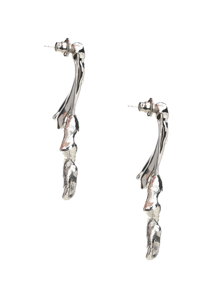 Dries Van Noten Leaf Earrings Jewelry - Silver | 83b956b9a383e1009a133e46d6370777d4f03827