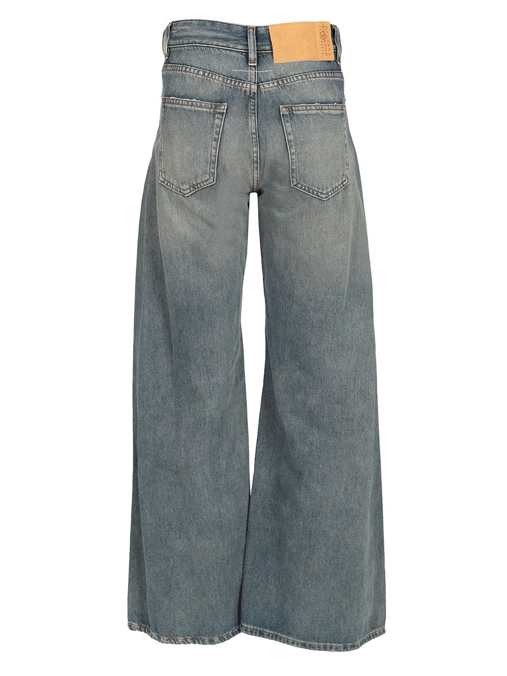Mm6 Maison Margiela High-Waisted Baggy Jeans - Grey | be6fd7bd5f04dea15100bf97762a4e4aa2aca27f