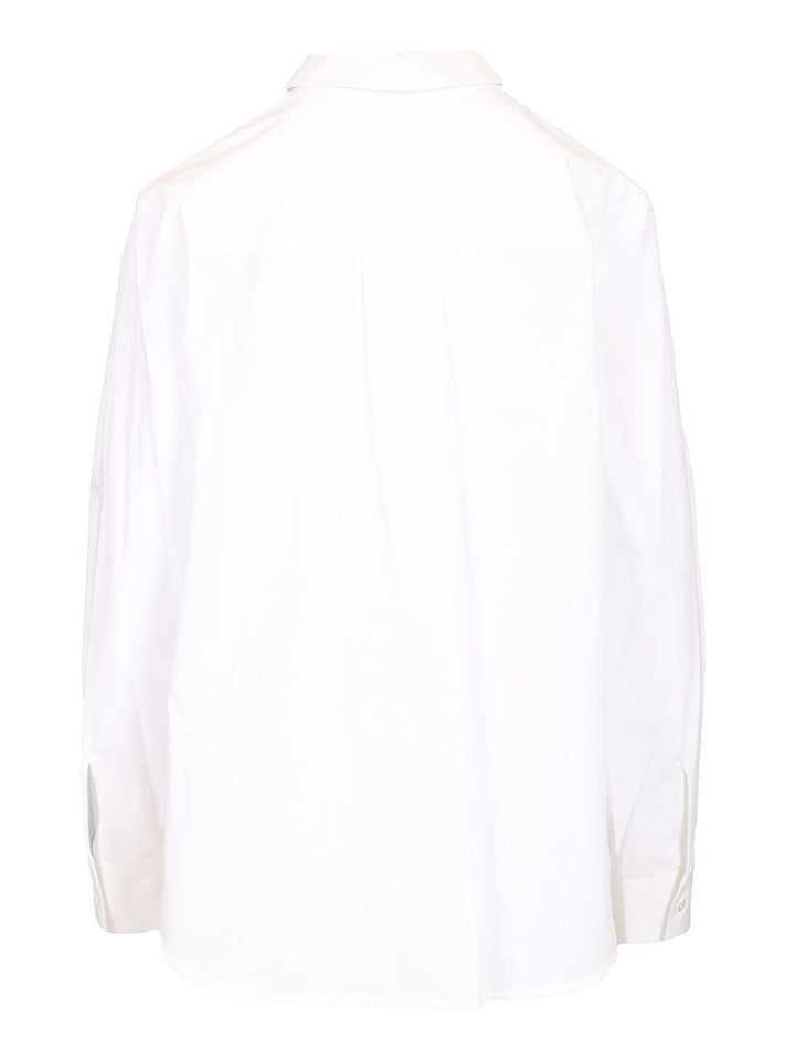 P.A.R.O.S.H. Shirt With Embroidery Shirts - White | ee9d9e8374a1b9d08160427288d621594a13fd90