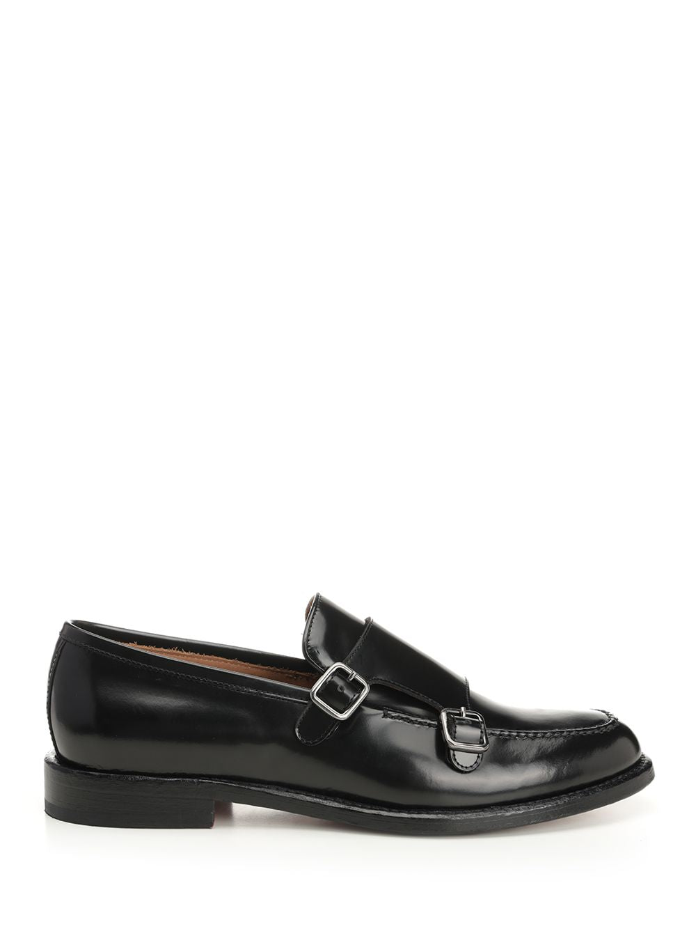 Corvari Double Buckle Moccasin Loafers - Black | 8600b7cc6d26c223be2ed326c7229b3d903b11f0