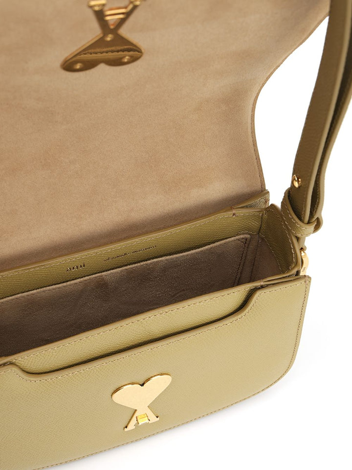 Ami Paris Paris Crossbody Bags - Beige | 6bb3a8c4baffa9255698c7100c36c144a0531829