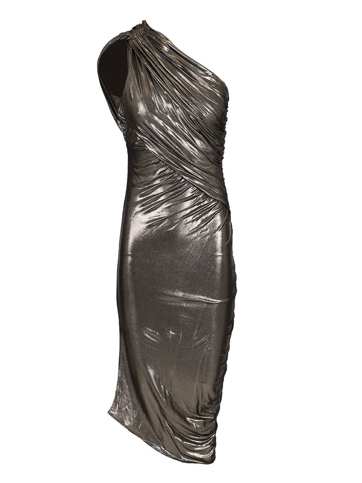Rick Owens Lilies Amira Dresses - Silver | b096176810c50017845e4ddc1a51cea49e1717d1