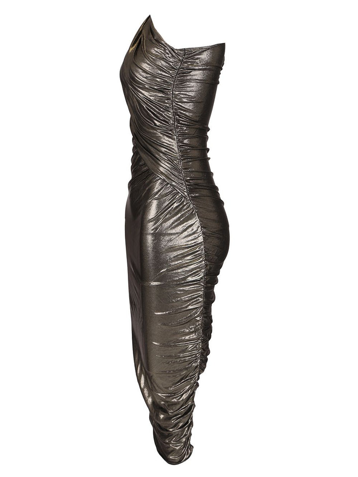 Rick Owens Lilies Amira Dresses - Silver | fcb6560fbe6e84b340d7a535e5e9c66b5f67deeb