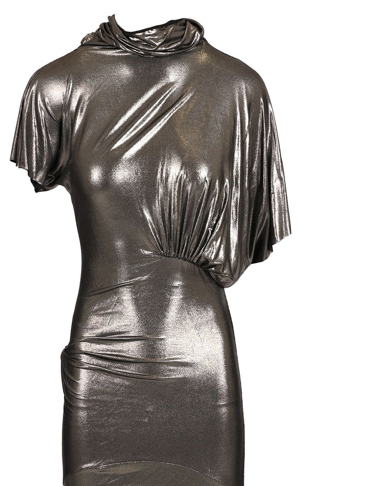 Rick Owens Lilies Lilith Dresses - Silver | 759bfdea36500449e33c972d37fabf124a049954