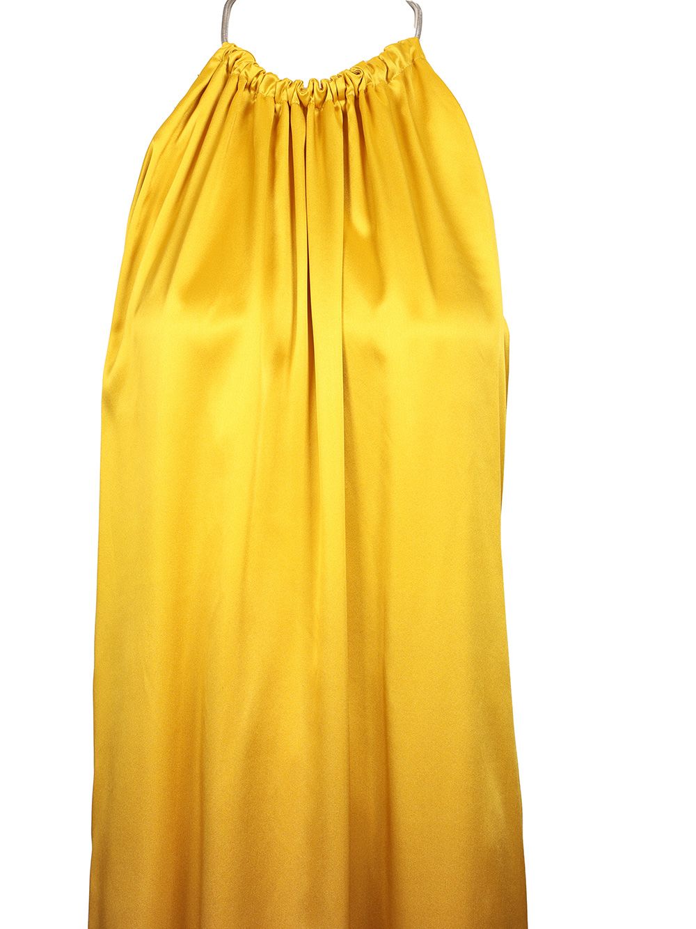 Max Mara Silk Long Dress Dresses - Gold | eab377dcf80f0cc36b03899db2464d98755555db