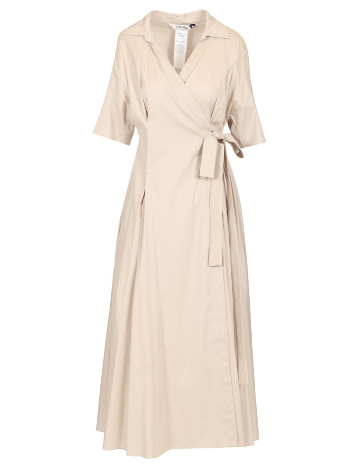 'S Max Mara Long Wrap Shirt Dress Dresses - White | fe9873c26c490ab91e4278358d1027bf2ca72505