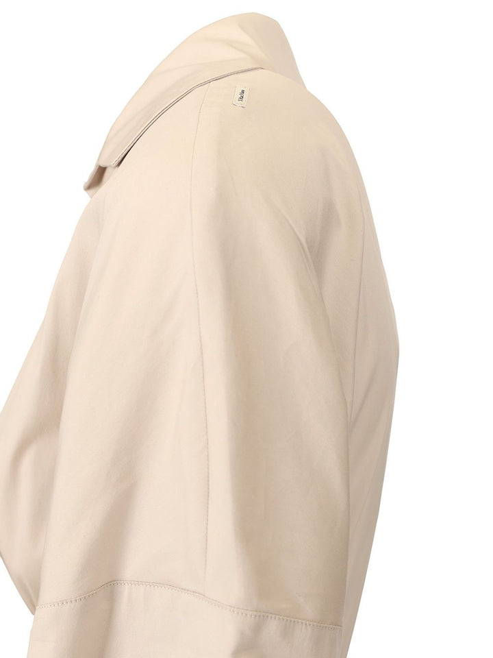 'S Max Mara Long Wrap Shirt Dress Dresses - White | 003a8588949e908cbb6a5d1f046a34330b6eabd6